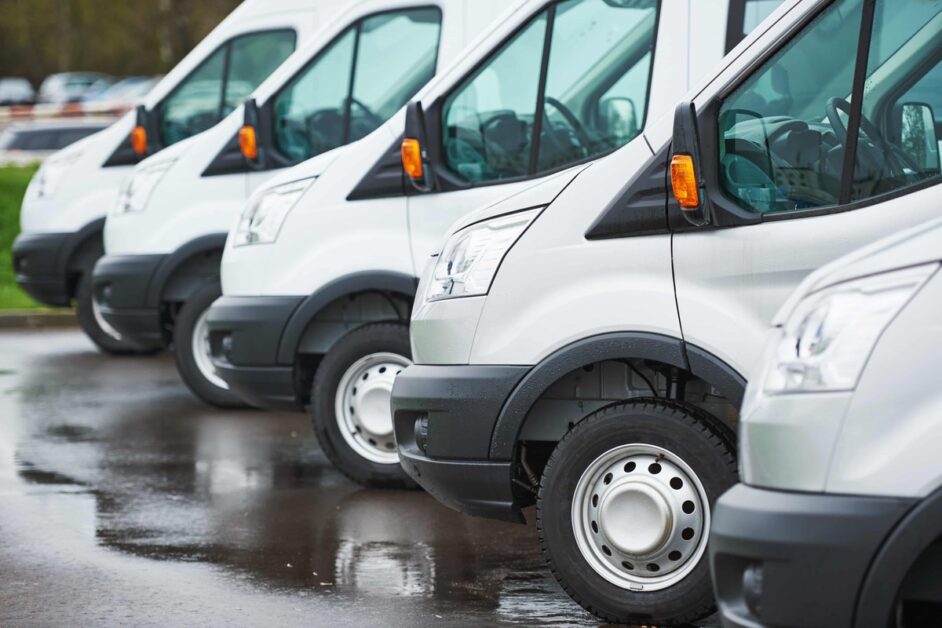 • business automobile liability insurance, fleet of white vans